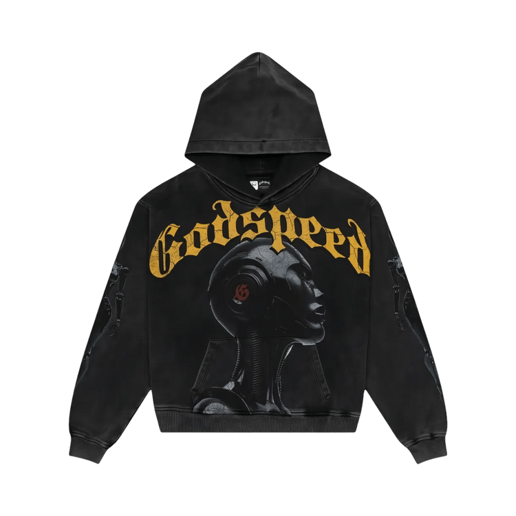 Godspeed Alexa Hoodie 'Black Wash'