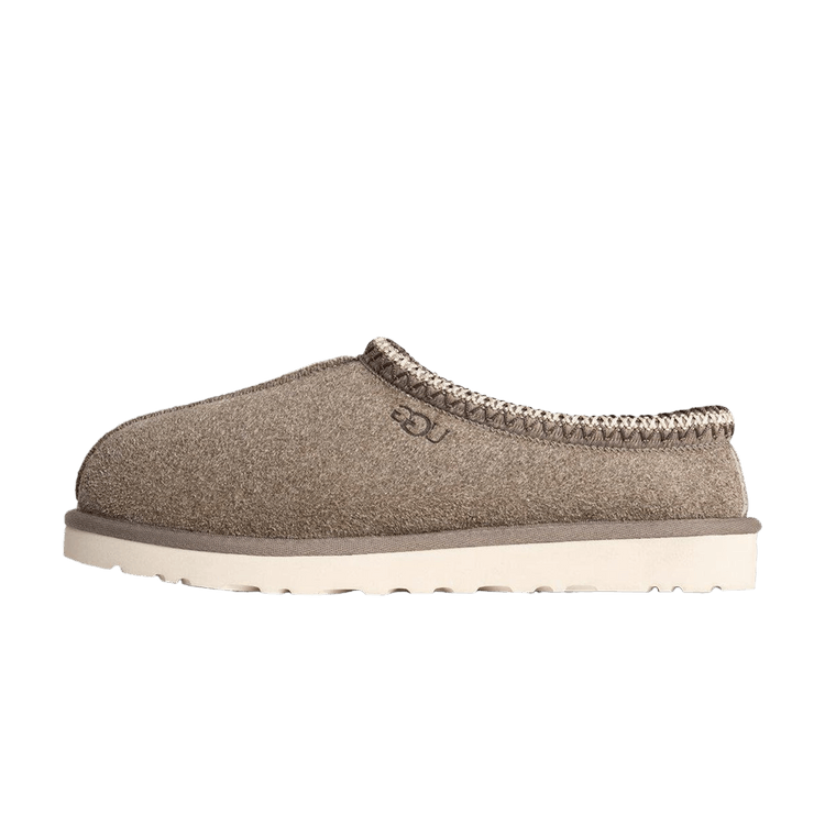 UGG Tasman Shaggy Suede Slipper Smoke Plume