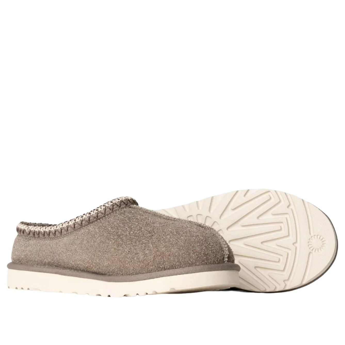 UGG Tasman Shaggy Suede Slipper Smoke Plume