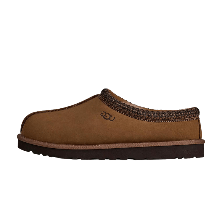 UGG Tasman II Nubuck Slipper Dark Chestnut