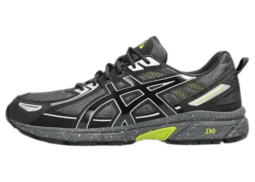 ASICS Gel-Venture 6 Obsidian Grey Black Lime