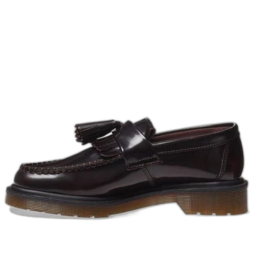 Dr. Martens Adrian Arcadia Leather Tassel Loafer Cherry Red