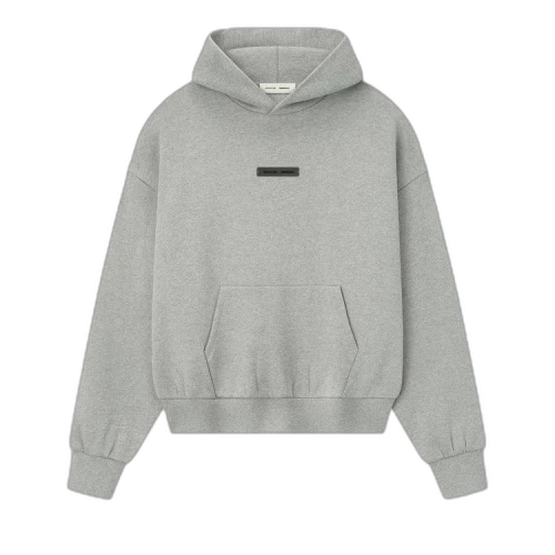 Fear of God Essentials Classic Fleece Hoodie Concrete Heather