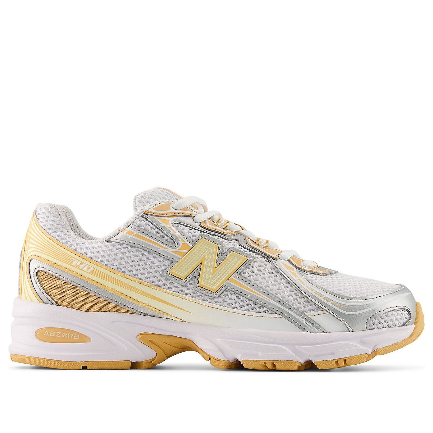 New Balance 740 White Indoor Court Ash Wood