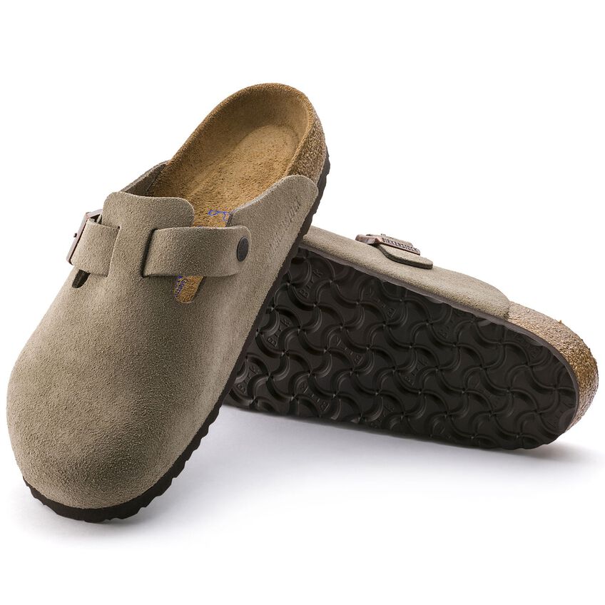 Birkenstock Wmns Boston Soft Footbed 'Taupe'
