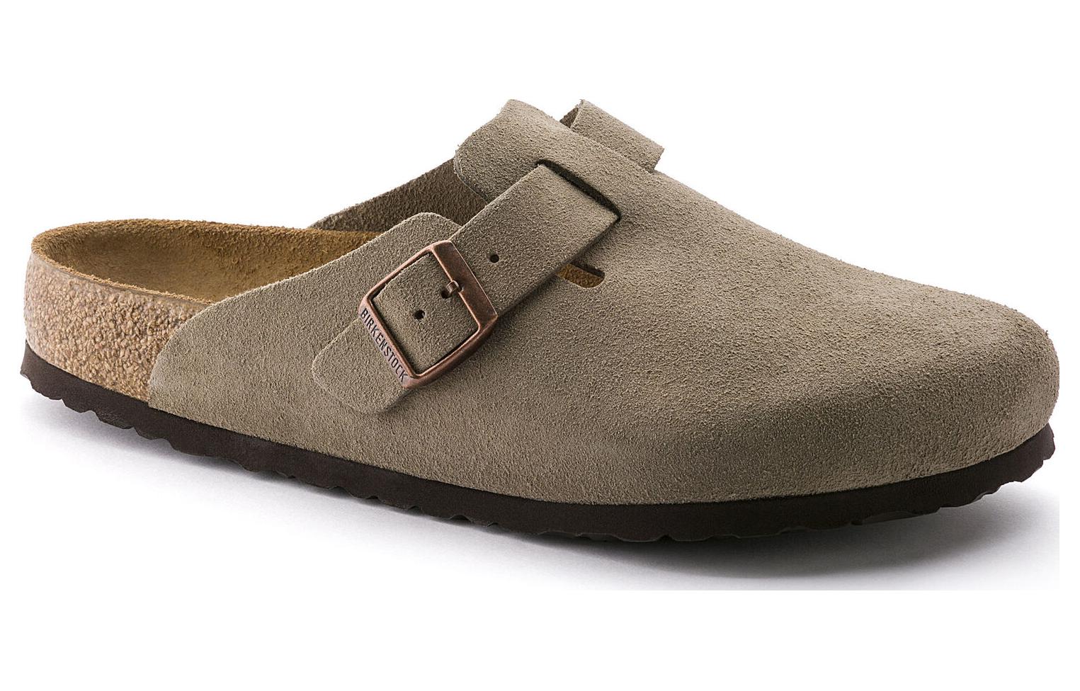 Birkenstock Wmns Boston Soft Footbed 'Taupe'