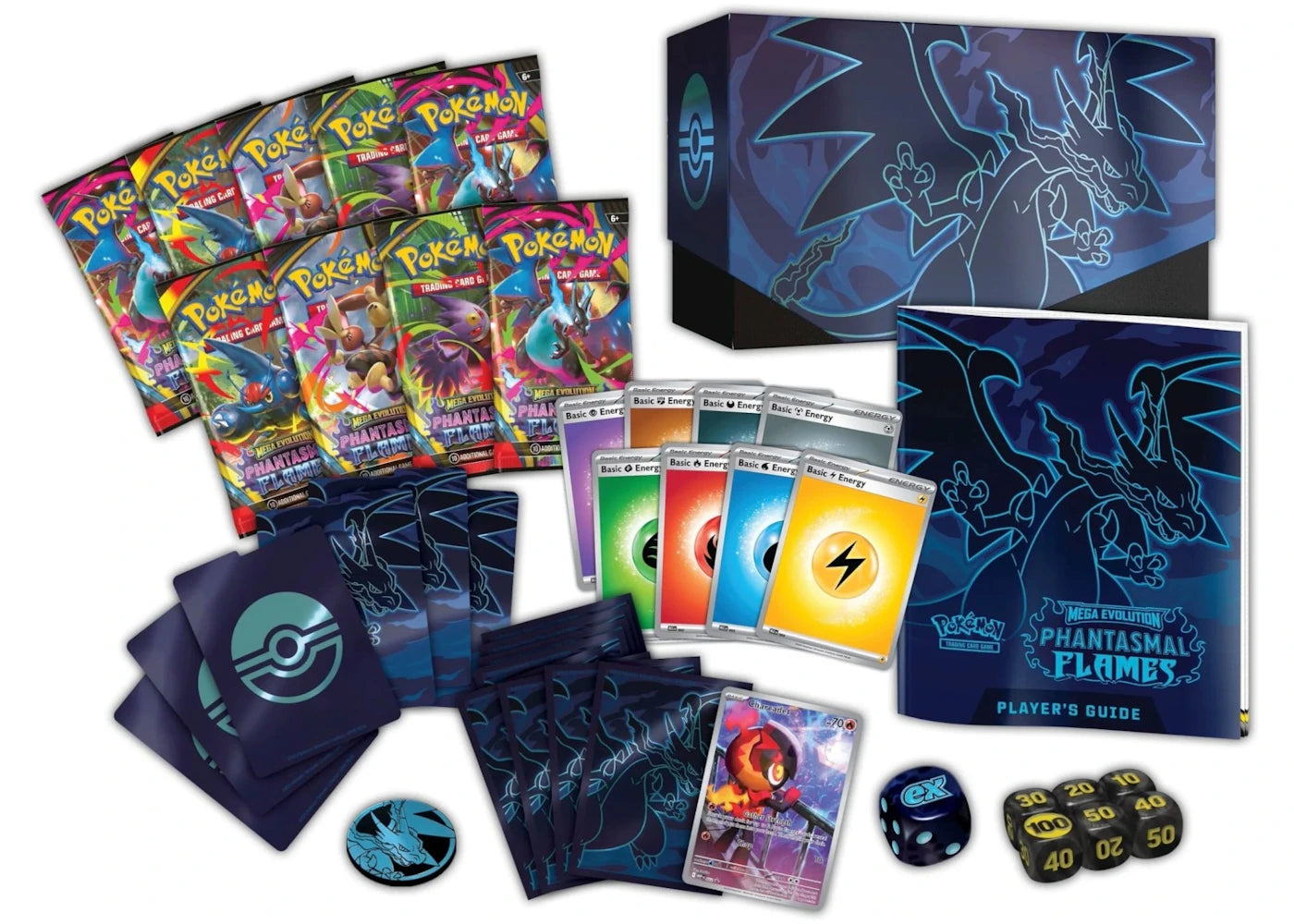 2025 Pokémon Mega Evolution Phantasmal Flames Elite Trainer Box
