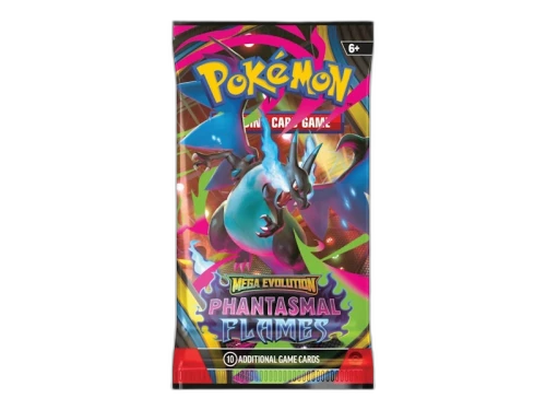 2025 Pokémon Mega Evolution Phantasmal Flames Mega Charizard X Booster Pack