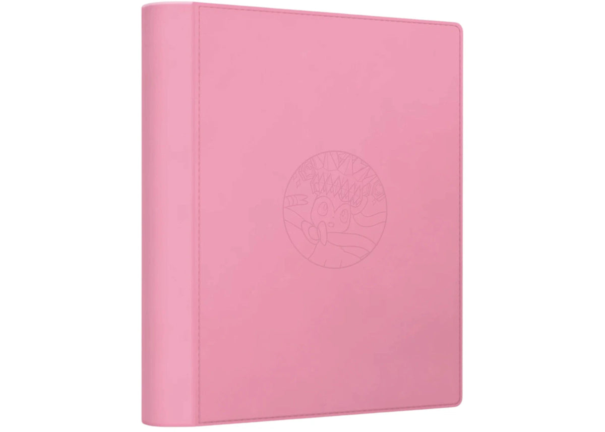 2026 Pokémon Terastal Gathering Sylveon Binder Set, roze ringband met geëmbosseerd Pokémon motief