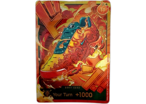2026 One Piece x Nike Air Max Plus Flame Flame DON!! Promo Card (English) Ungraded