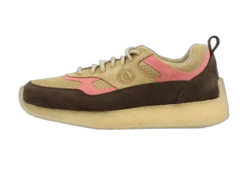 Clarks Lockhill Ronnie Fieg 8th Street Dark Brown Peach