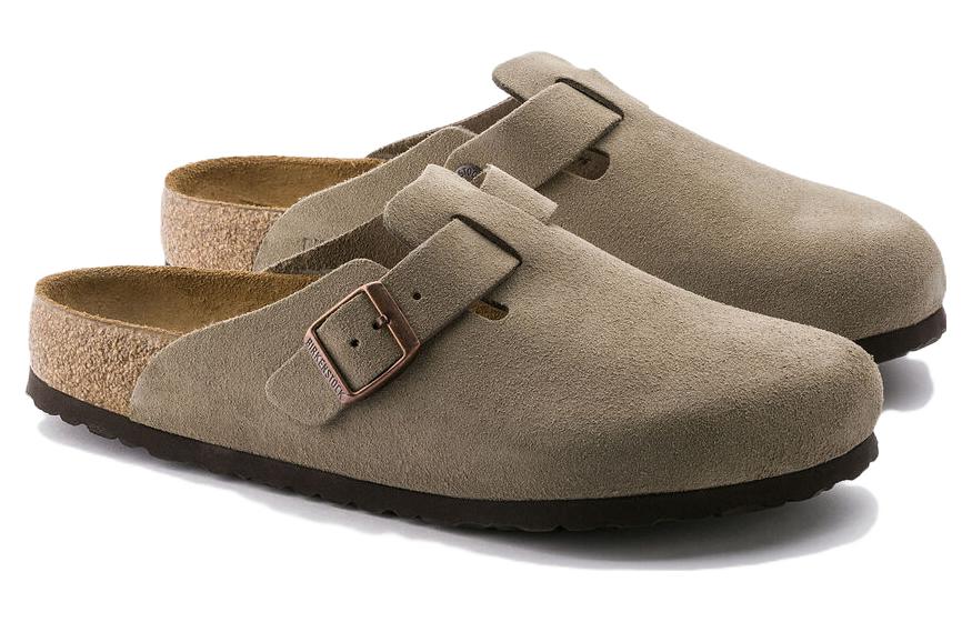 Birkenstock Wmns Boston Soft Footbed 'Taupe'