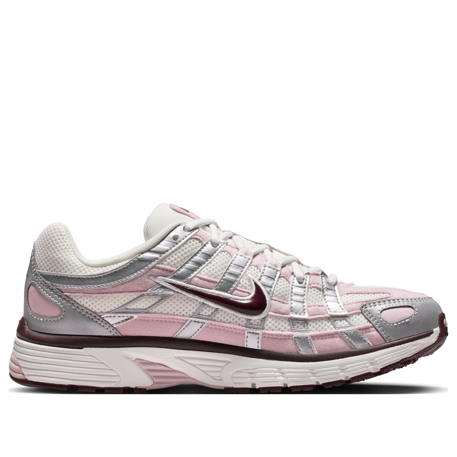 Nike P-6000 Silver Burgundy Plum Chalk