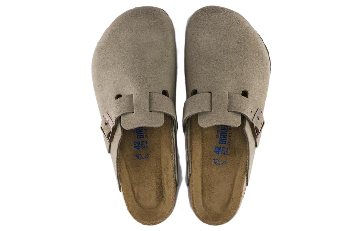 Birkenstock Boston Soft Foot Bed 'Taupe'