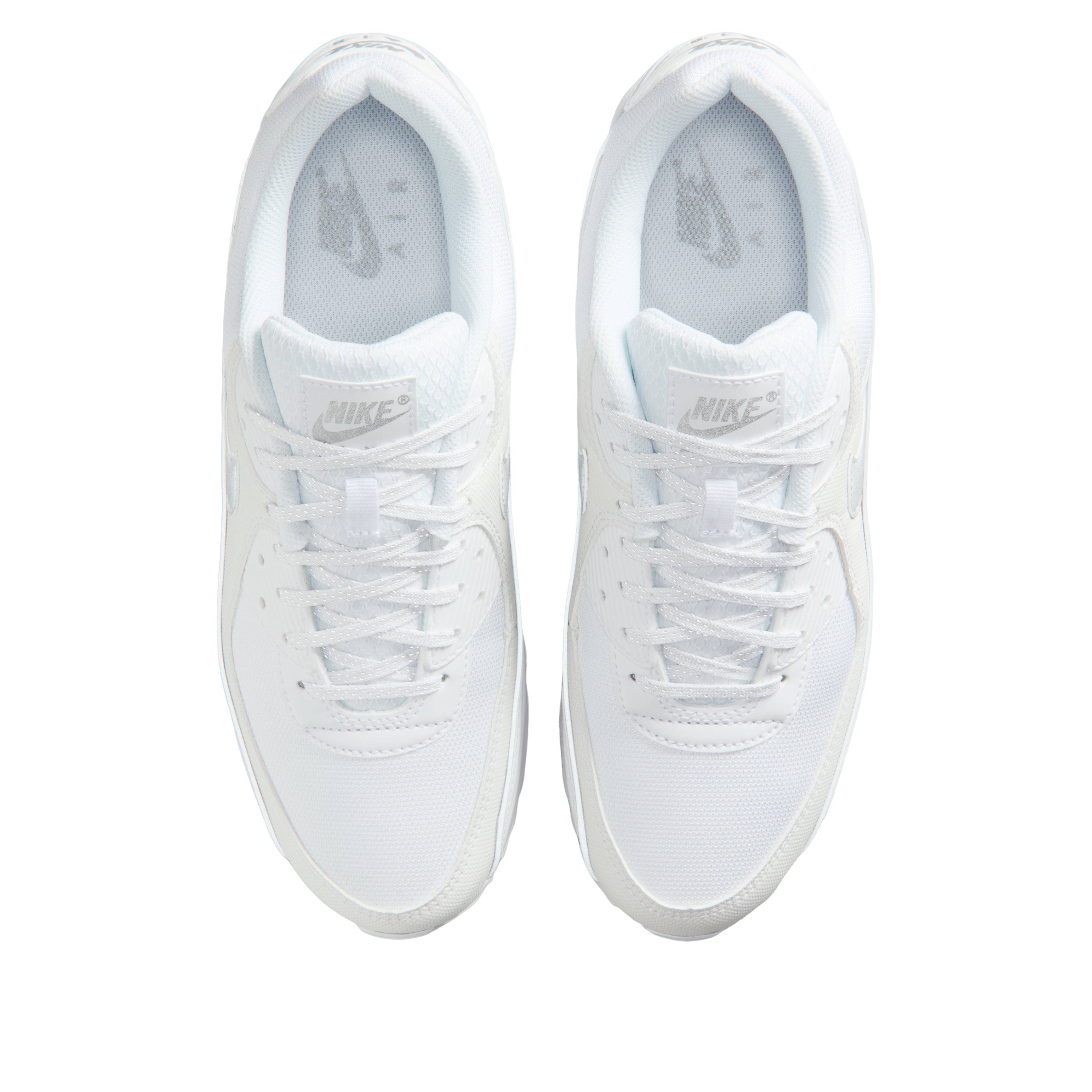 Nike Air Max 90 Premium White Metallic Silver Reflective