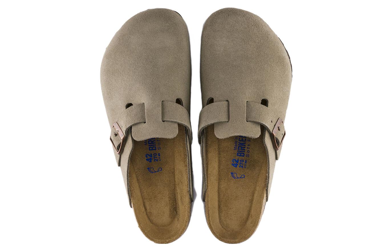 Birkenstock Wmns Boston Soft Footbed 'Taupe'