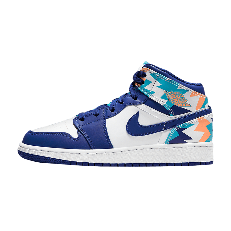 Jordan 1 Mid Geometric Print (GS)