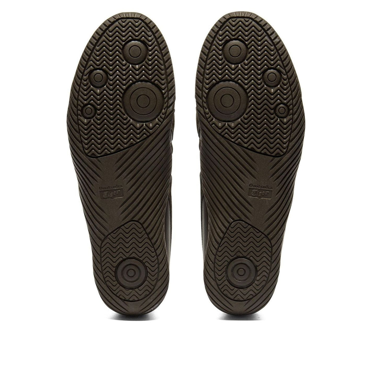 Onitsuka Tiger Mexico 66 Driving Licorice Brown, zoolprofiel met ergonomisch patroon en grip