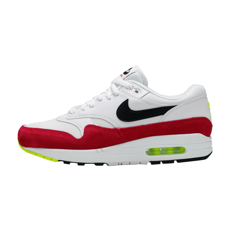 Nike Air Max 1 White Black Volt Rush Pink