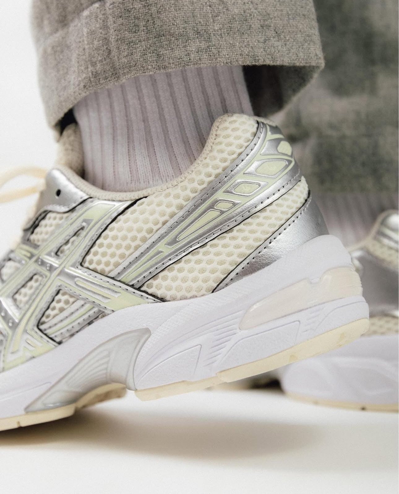 ASICS Gel-1130 Cream Pure Silver