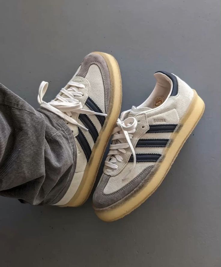 Adidas Clarks 8th Street Samba by Ronnie Fieg Kithmas White Black
