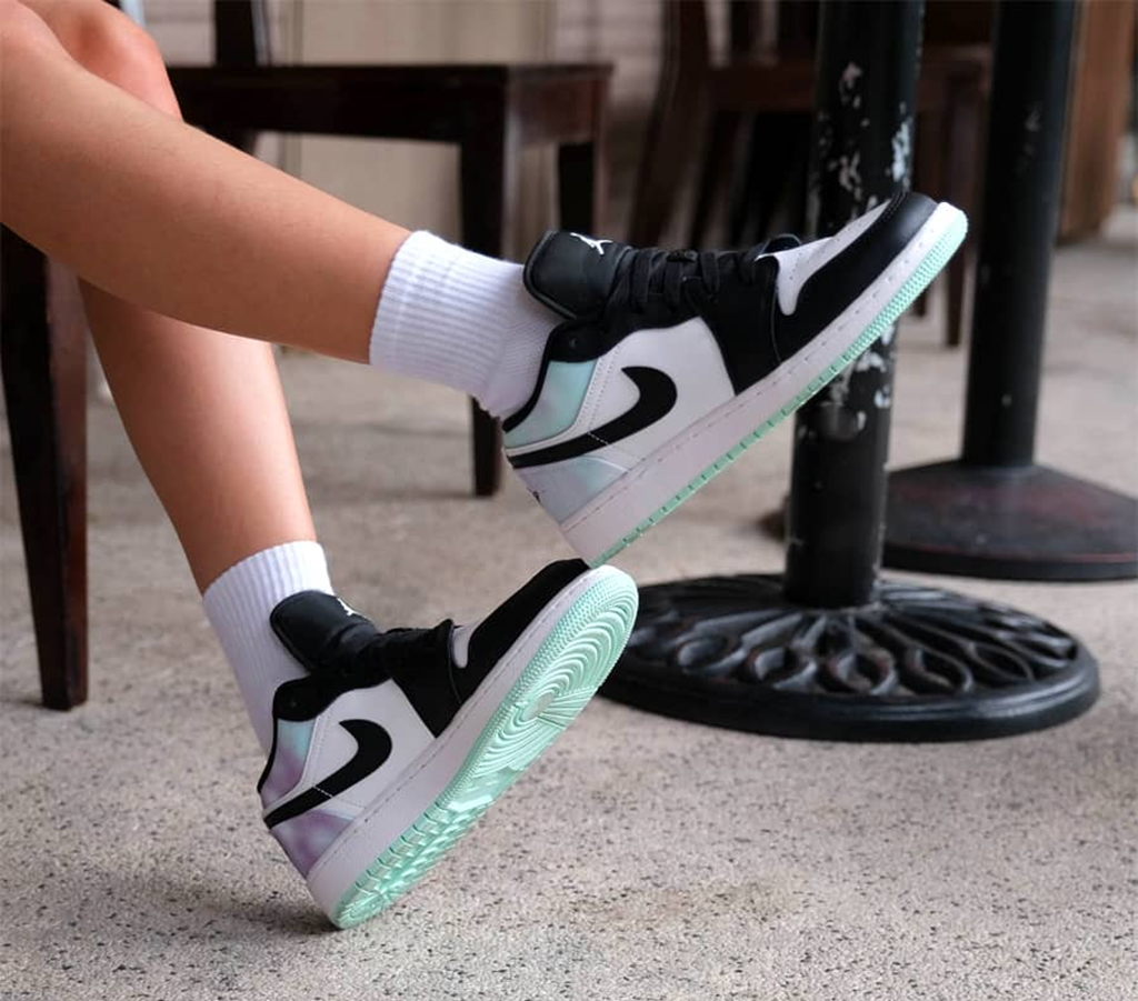 Air Jordan 1 Low Pastel Tie-Dye DM1199-100 / DQ2514-100