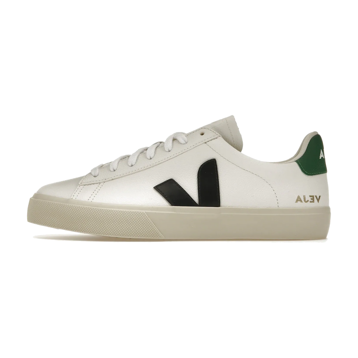 Veja Campo Chromefree Leather White Black Emeraude