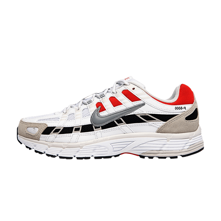 Nike P-6000 White University Red