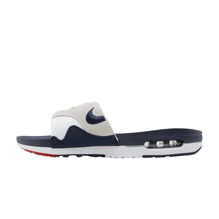 Nike Air Max 1 Slide Obsidian University Red