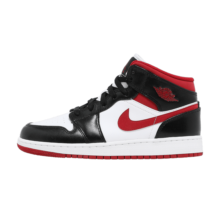 Jordan 1 Mid Gym Red Black White (GS)