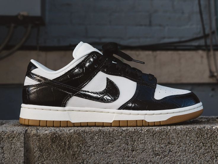 Dunk Low LX Black Croc