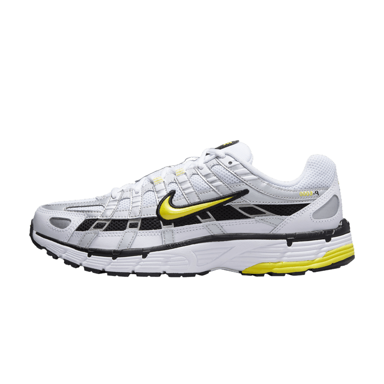 Nike P-6000 Metallic Platinum Opti Yellow