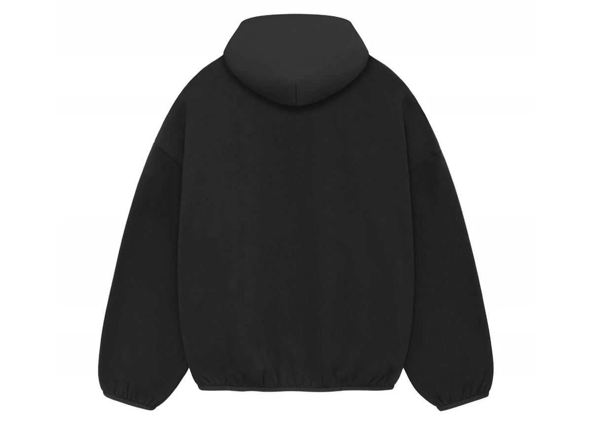 Fear of God Essentials Core Collection Nylon Fleece Hoodie Black/ Black