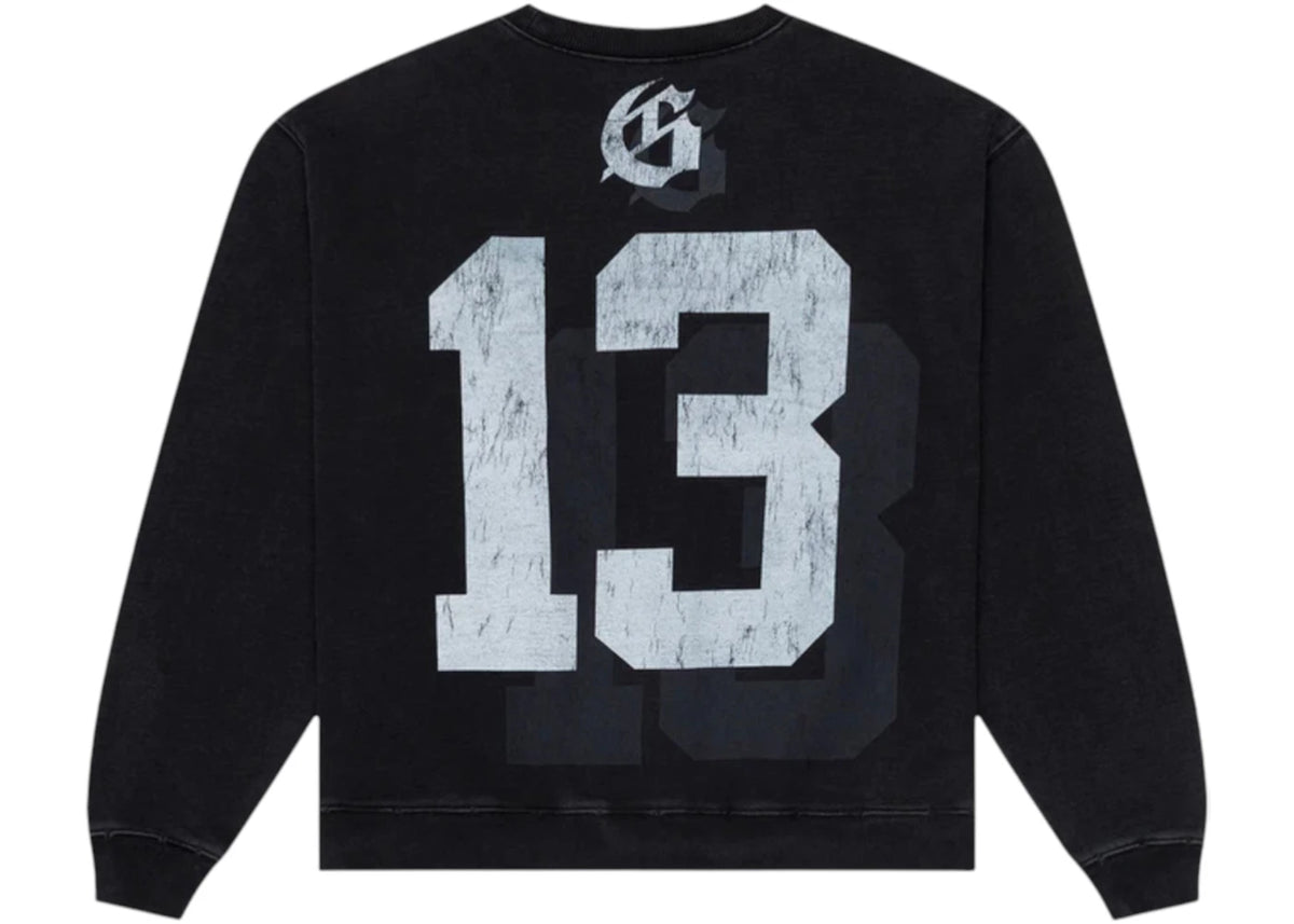 Godspeed Seeing Double Crewneck Sweatshirt Black