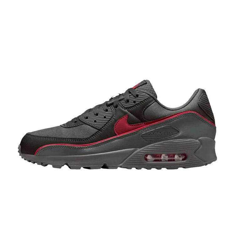 Nike Air Max 90 Premium Iron Grey University Red