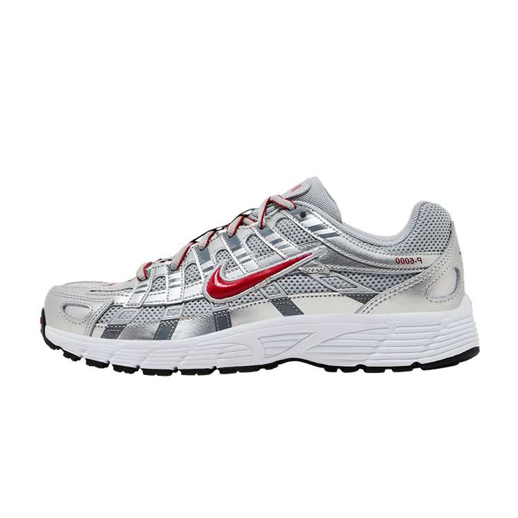 Nike P-6000 GS 'Metallic Silver Gym Red'