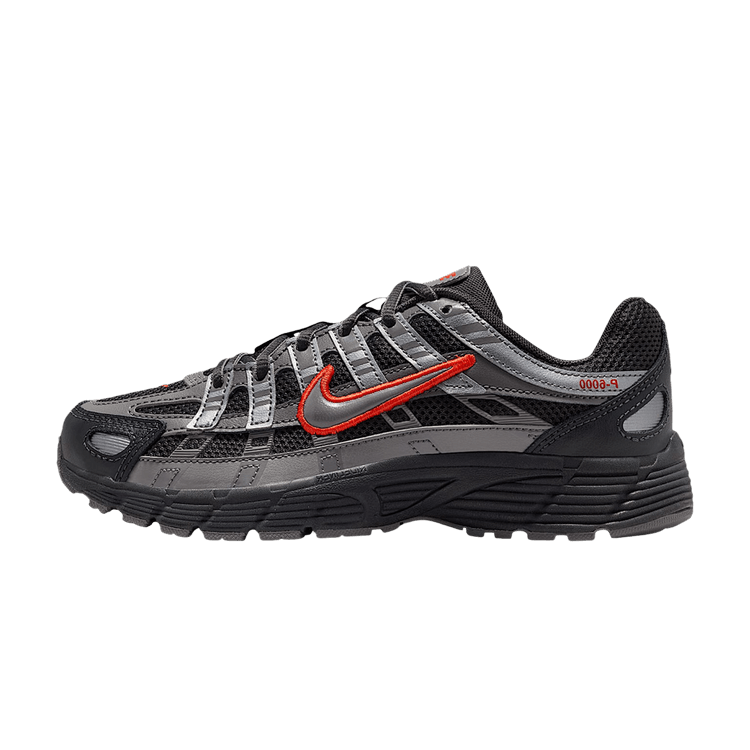Nike P-6000 Anthracite Picante Red Metallic Cool Grey (GS)
