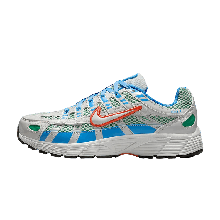 Nike P-6000 Summit White University Blue Stadium Green Magic Ember (GS)