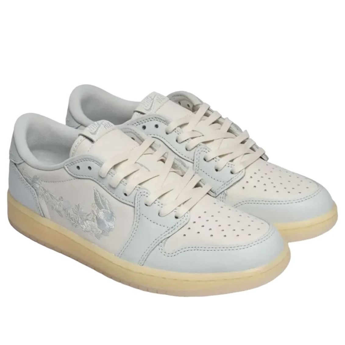 Jordan 1 Retro Low OG Rabbit Floral Swoosh