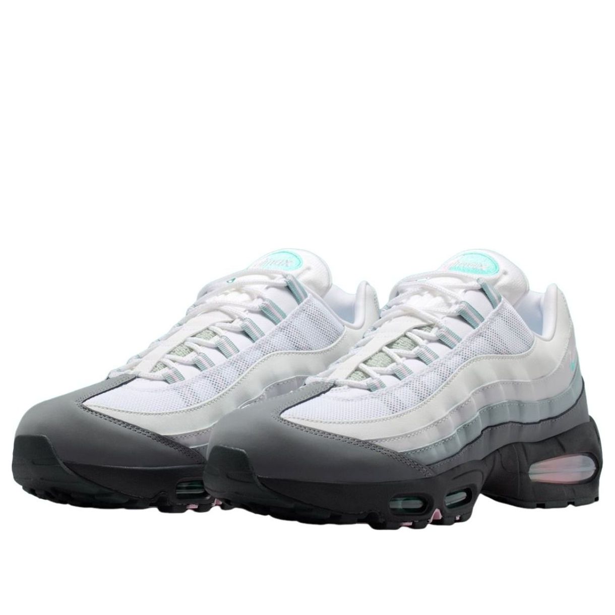 Nike Air Max 95 Big Bubble White Hyper Turquoise Pink Foam