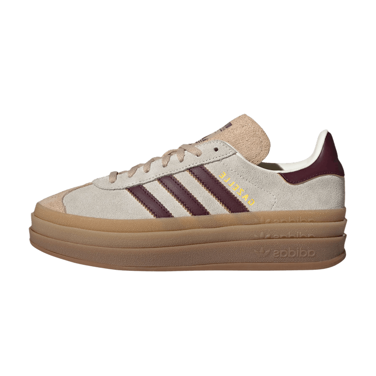 adidas Gazelle Bold Cream White Maroon