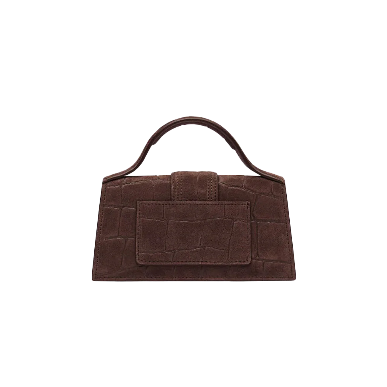 Jacquemus Le Bambino Croco Dark Brown