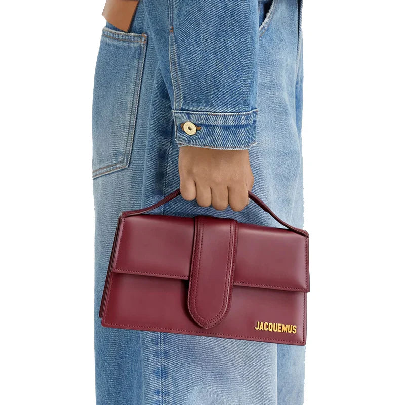 Jacquemus Le Grand Bambino Bordeaux