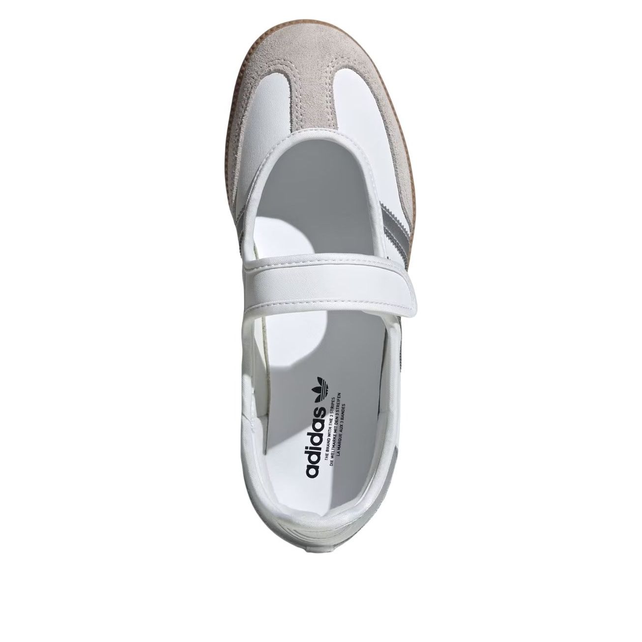 adidas Samba Jane White Silver Metallic