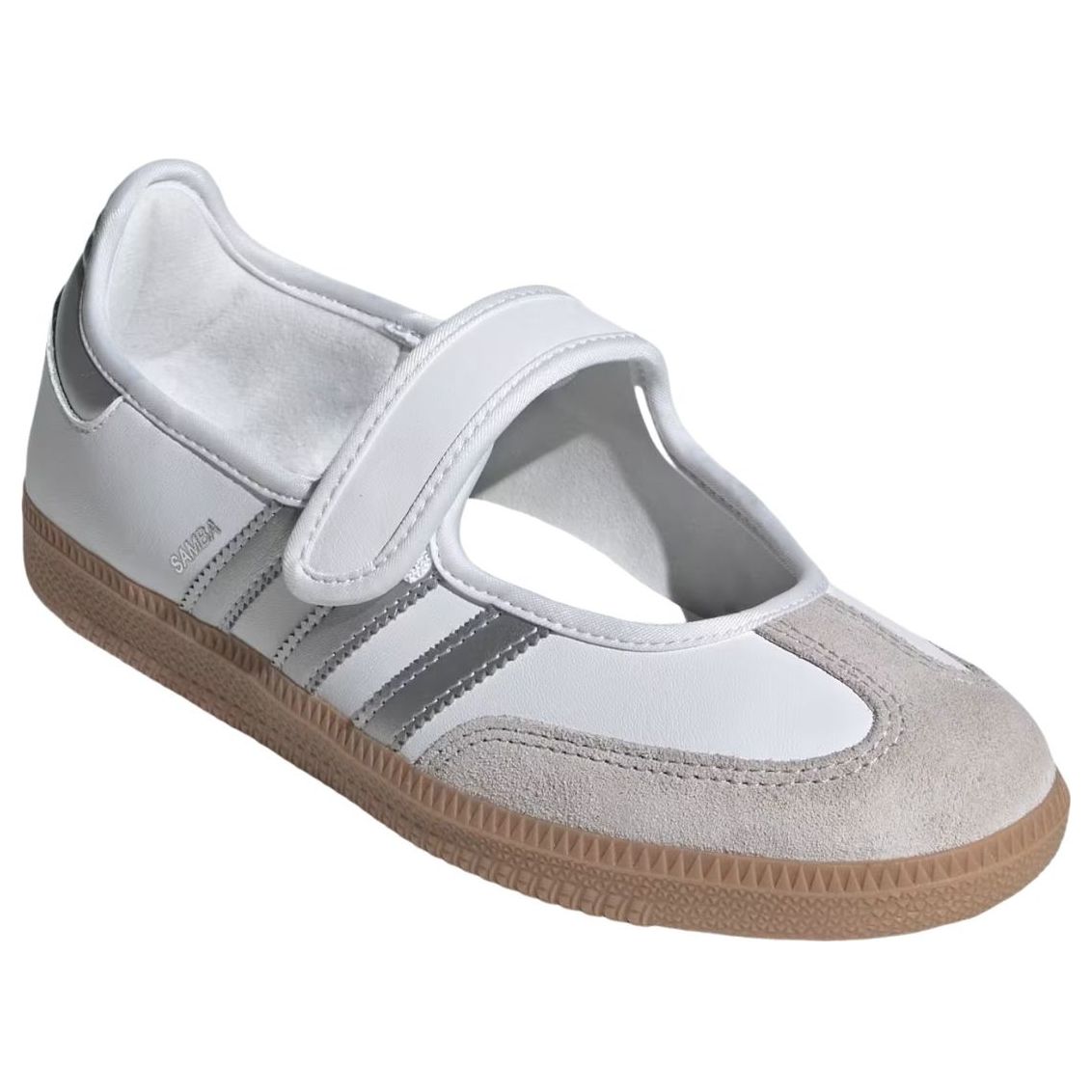 adidas Samba Jane White Silver Metallic