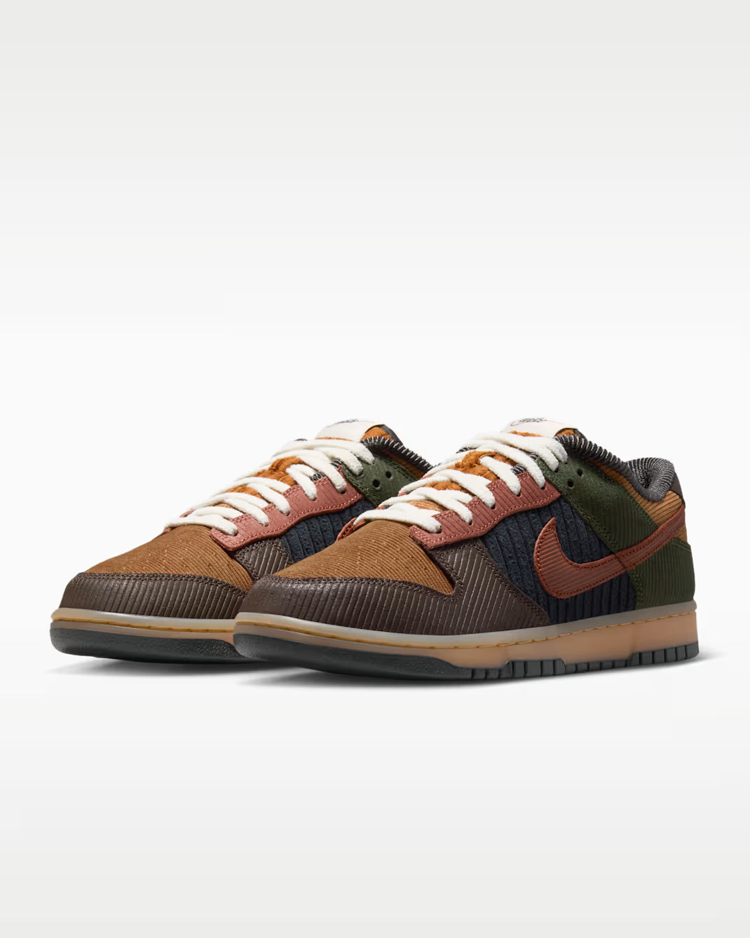 Nike Dunk Low Retro Premium Light British Tan Cinnamon Corduroy