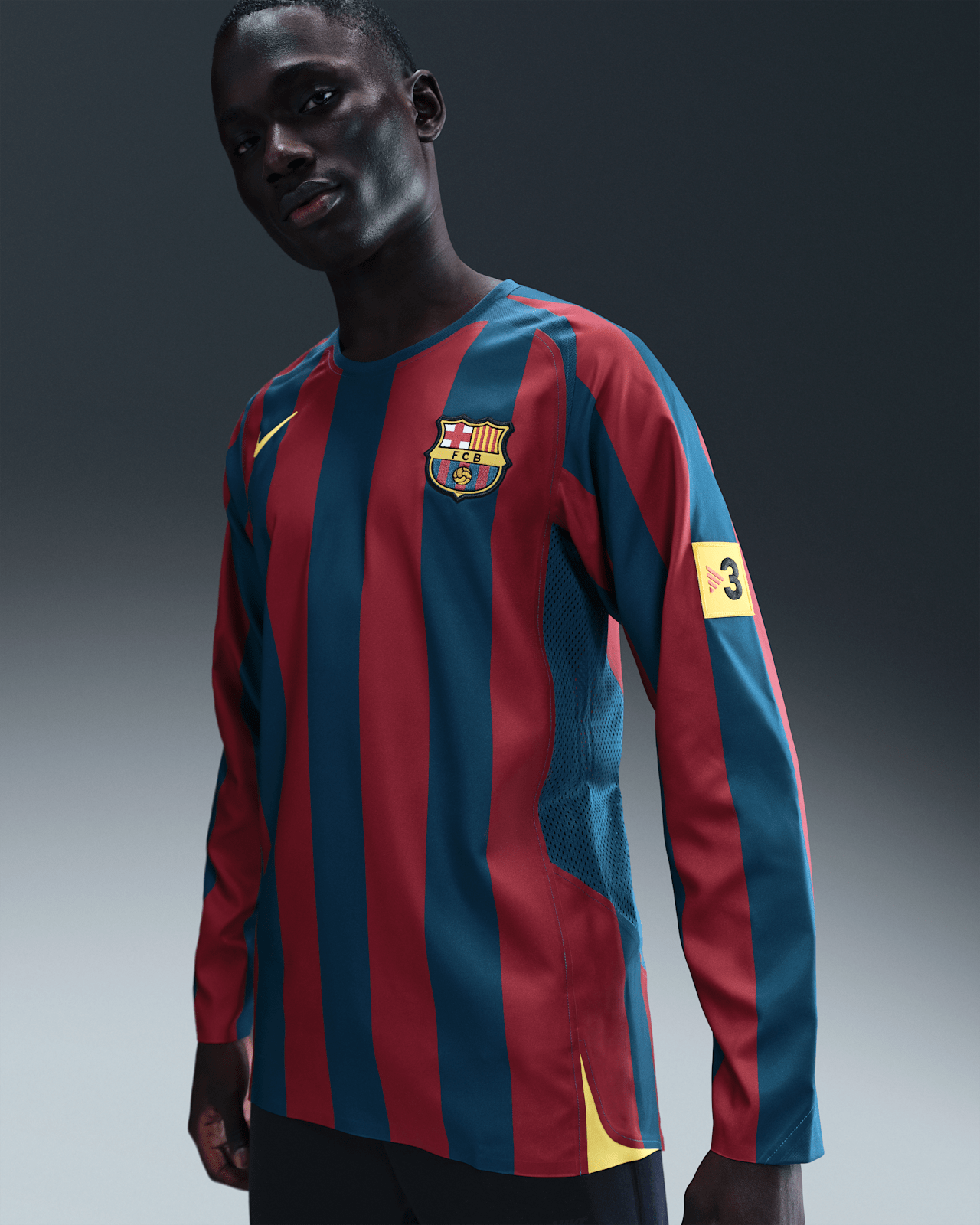 Nike FC Barcelona 2005 Reissue Replica L/S Jersey
