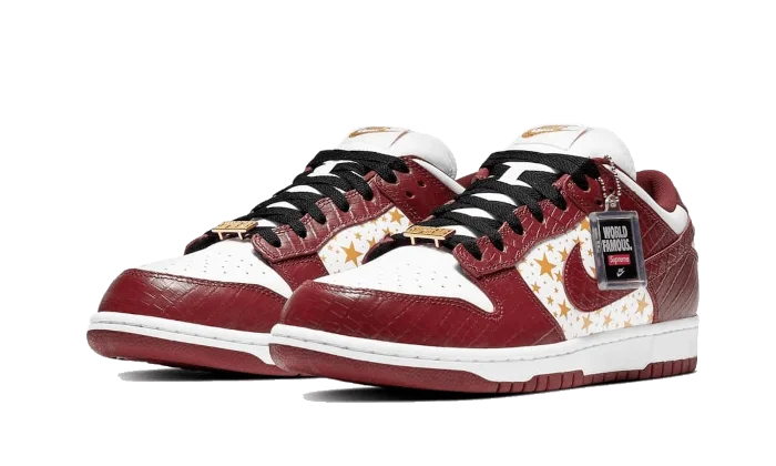 Nike SB Dunk Low Supreme Stars Barkroot Brown