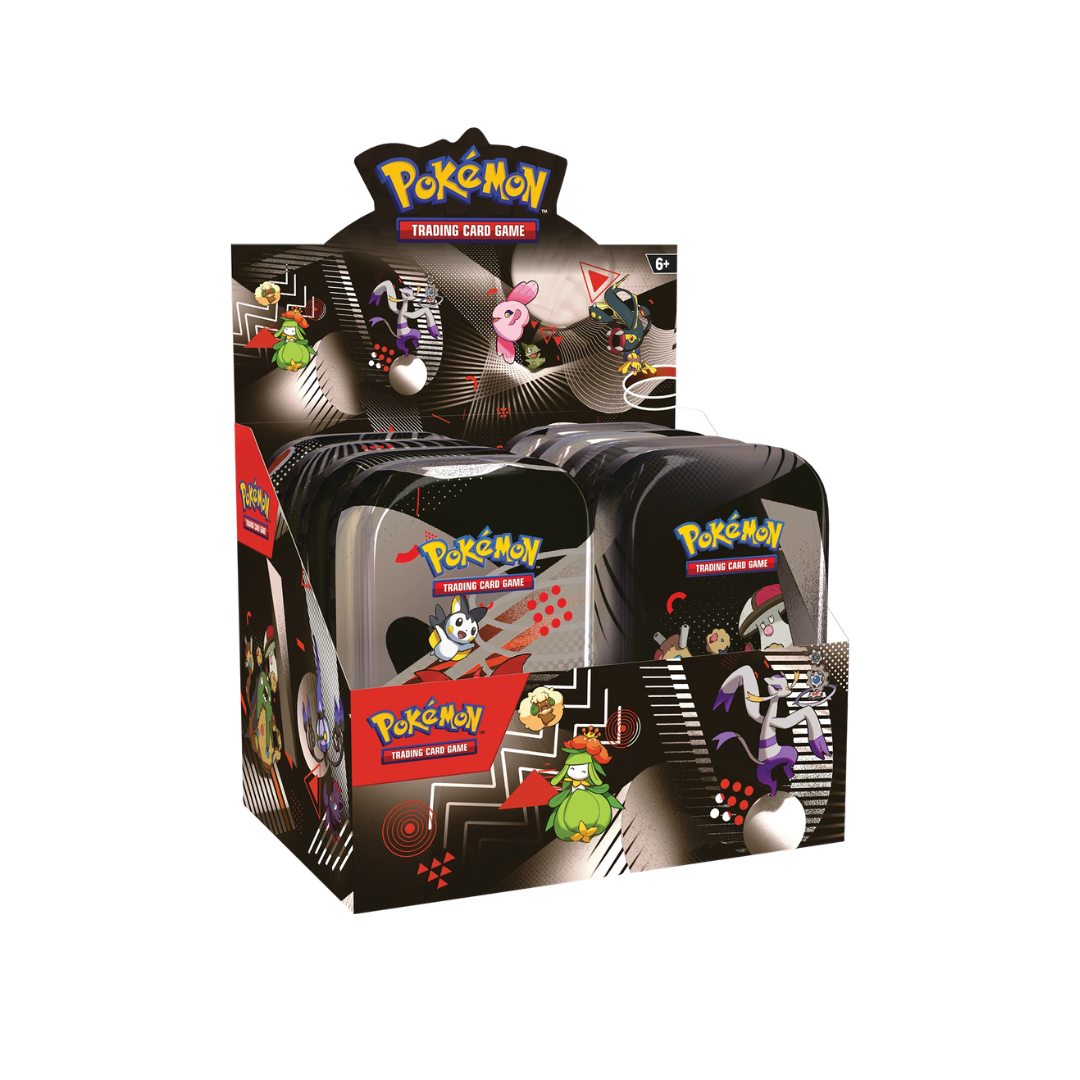 Pokémon White Flare & Black Bolt Mini Tin Display