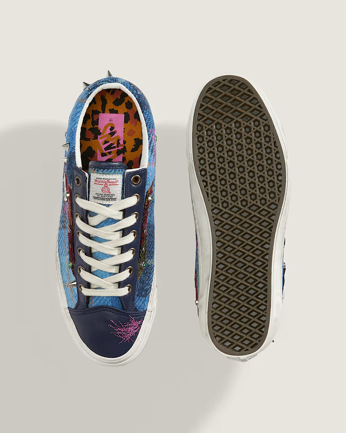 Vans Old Skool 36 Harris Tweed Blue Multi
